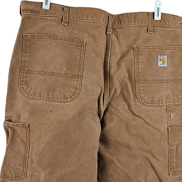 Carhartt Men's brown pants canvas work carpenter 38 x 30 staining - Picture 7 of 13